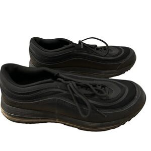 TredSafe Womens Leather Work Shoes EnduroPro Insoles Air Max 9.5 Black Teena EUC